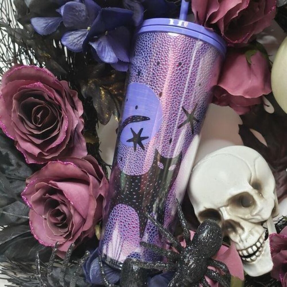 Starbucks 2020 Halloween cup lot 5 total. black cat tumbler travel cup reusable - Picture 12 of 12